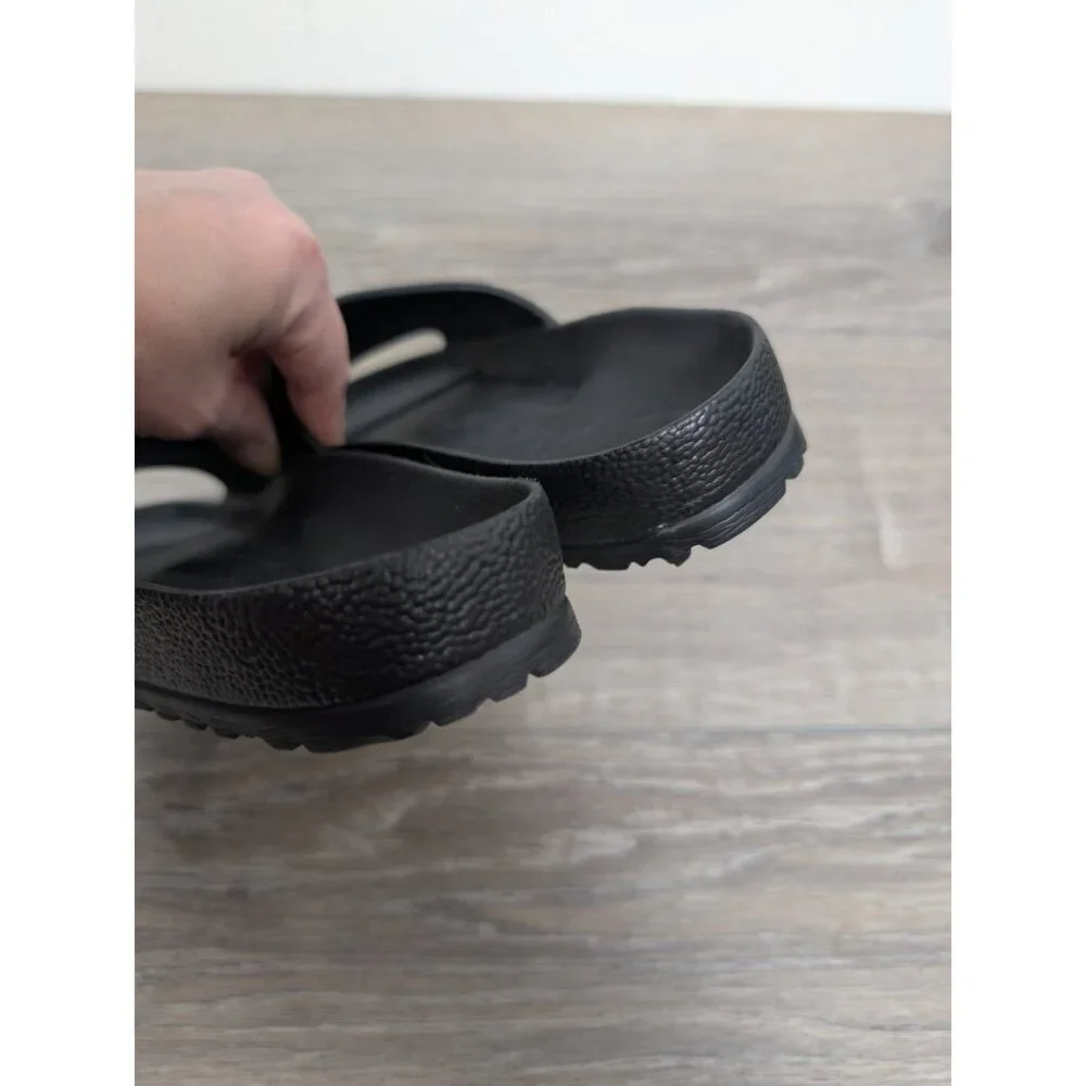 Birkenstock Barbados Essentials EVA Black Slide Sandals Unisex Women 7/Men 5